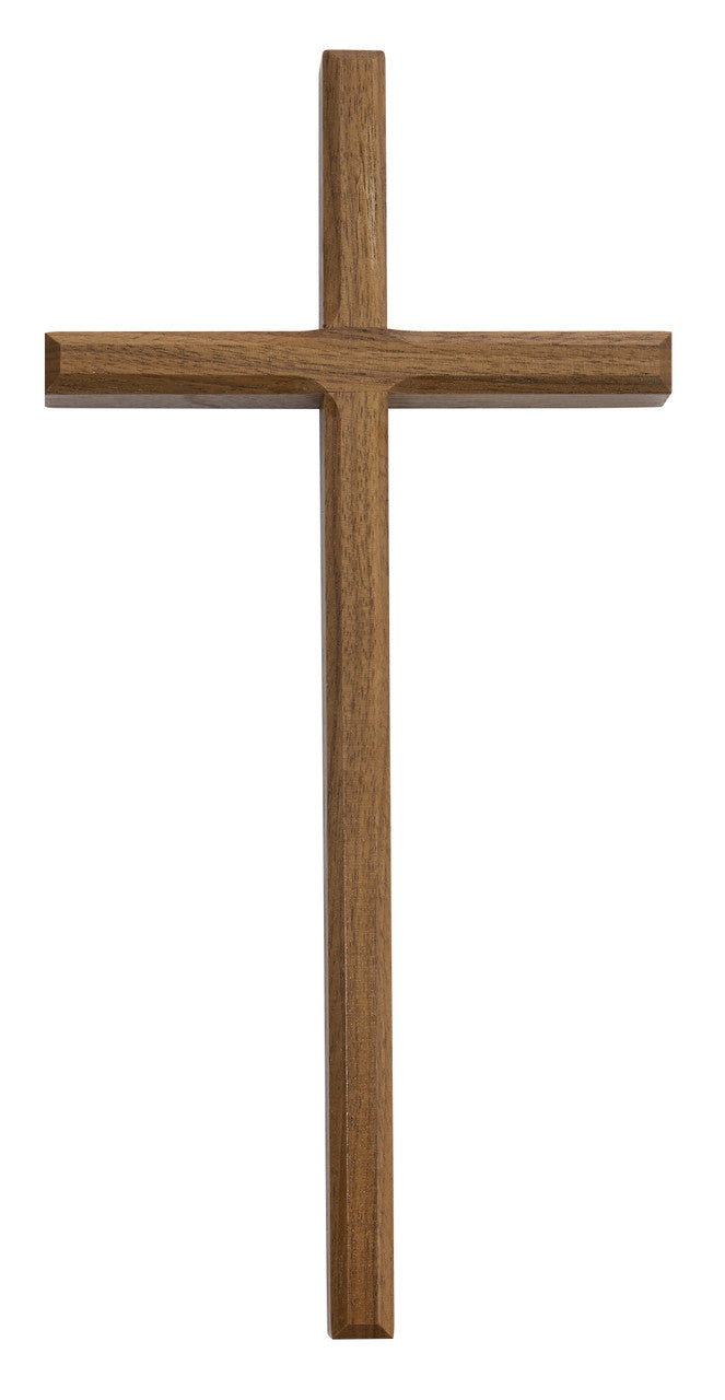 10" Beveled Walnut Cross