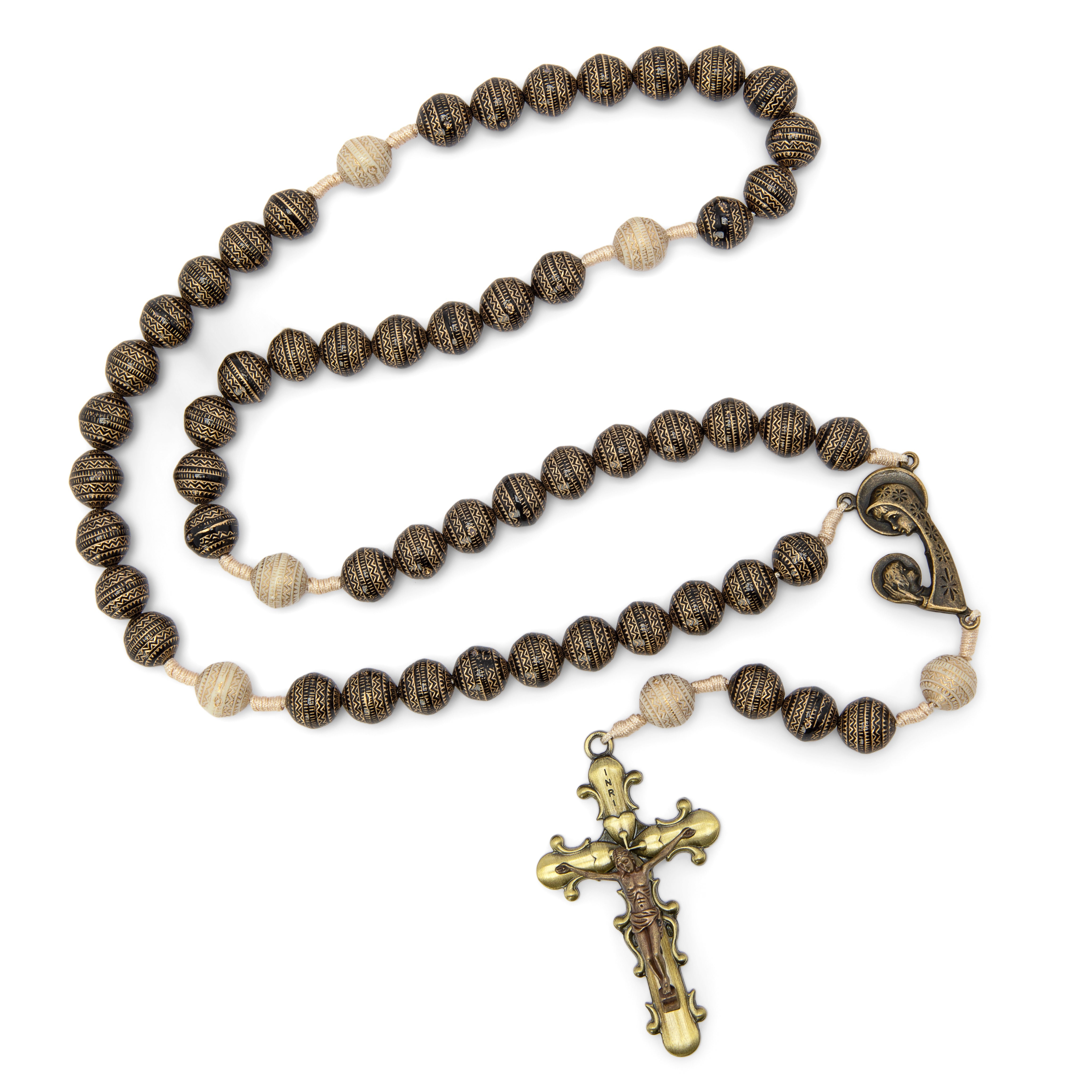 Vintage Marian Brass Rosary