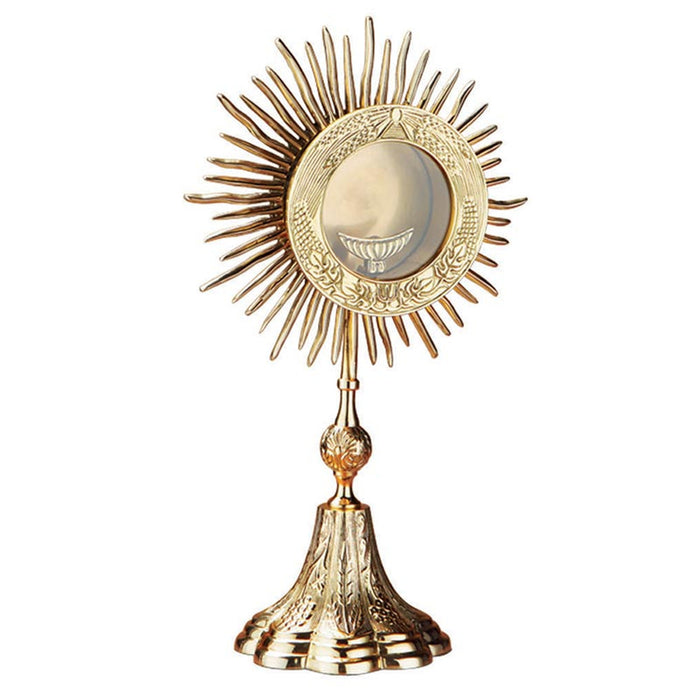 Grapes and Wheat Monstrance with Luna