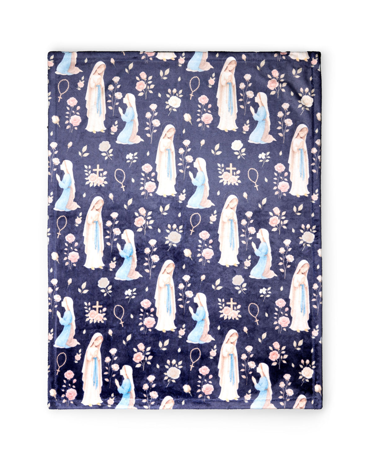 Our Lady Of Lourdes Premium Minky Blanket