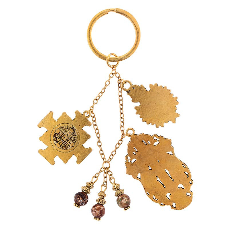 Saint Benedict Adoration Keychain - packaging