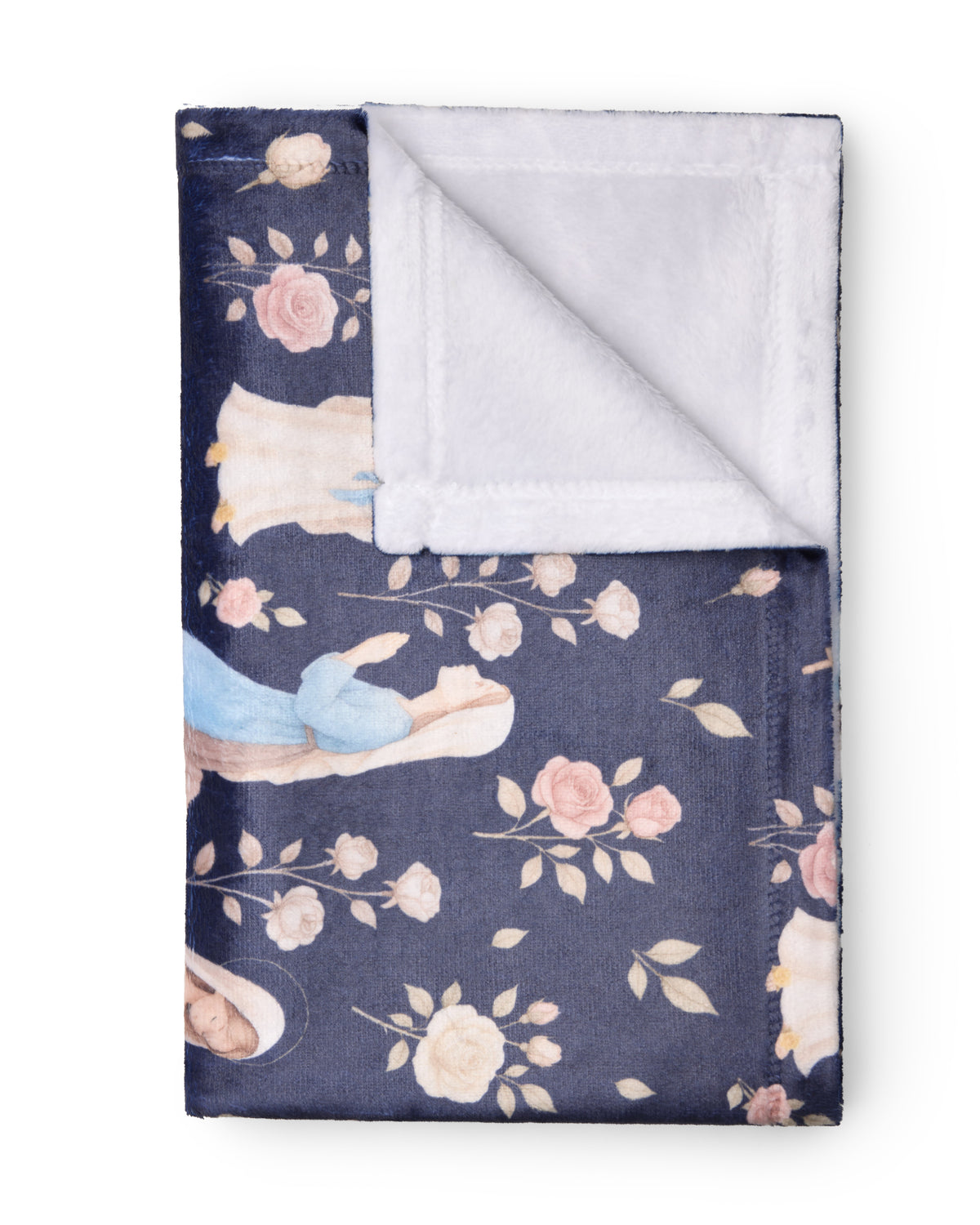 Our Lady Of Lourdes Premium Minky Blanket