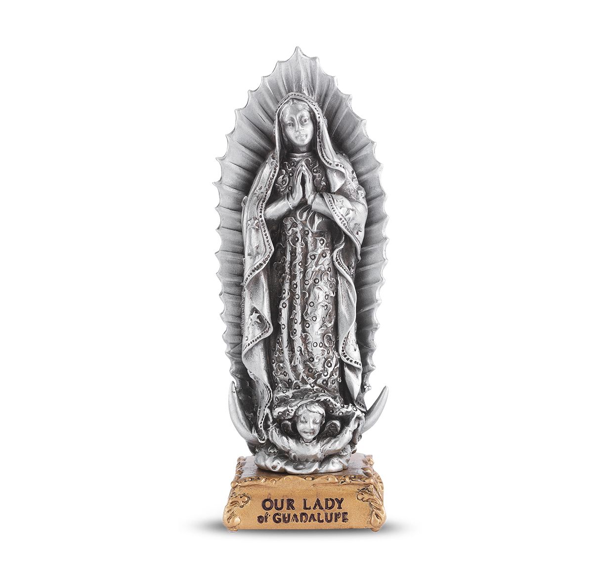 4 1/2" Our Lady of Guadalupe Statue Statue Hirten
