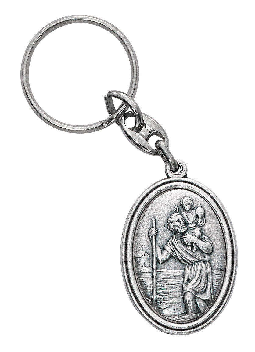 St Christoper Keyring Keychain Mcvan