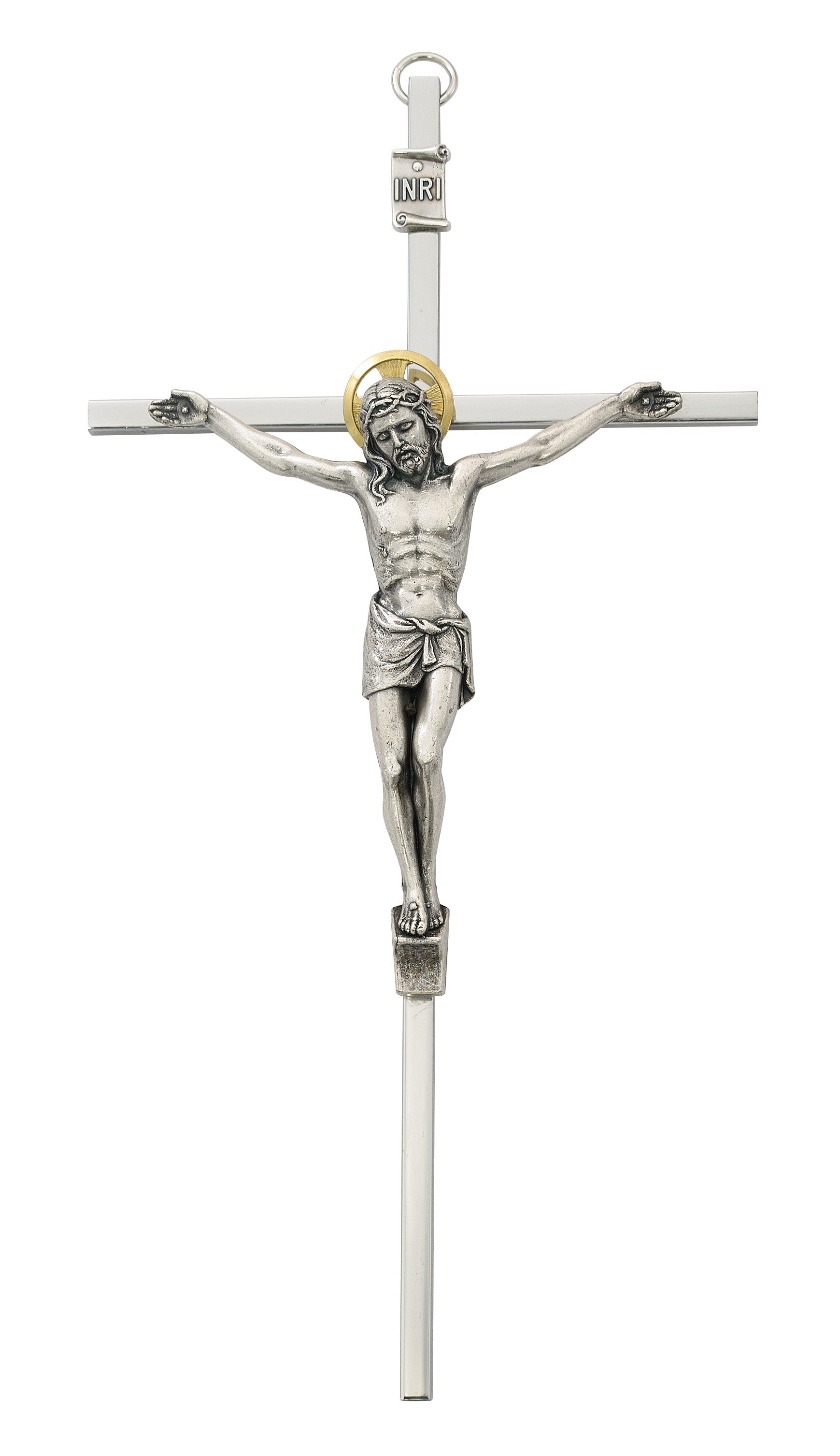 Silver Color Wall Crucifix McVan