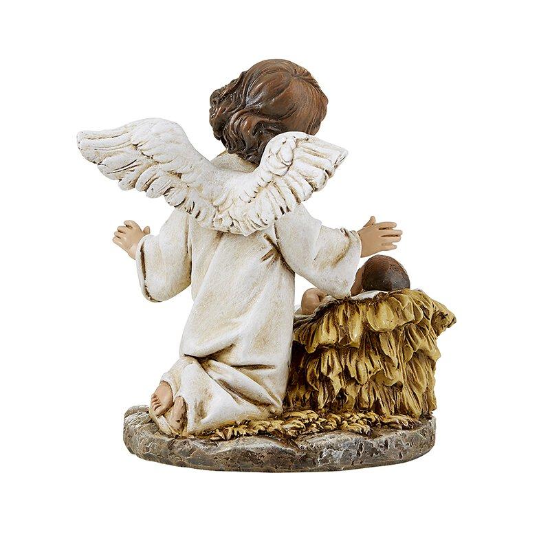 Two Piece Nativity Angel Advent Candle Holder The Roman Catholic Store