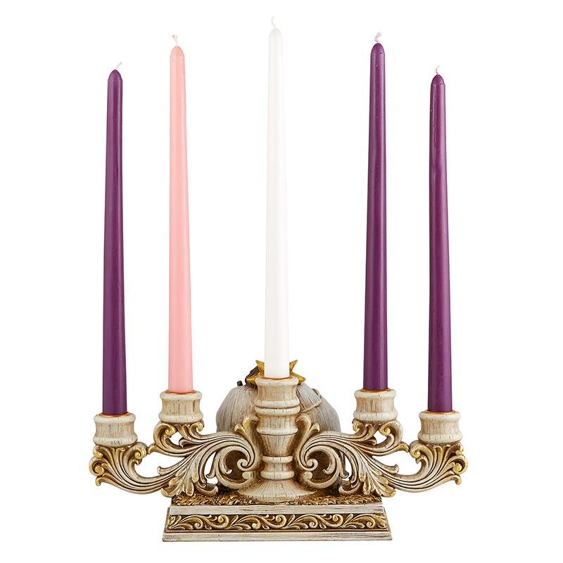 11" Nativity Advent Candleholder Christian Brands Catholic