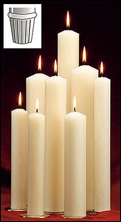 Altar Brand® 51% Beeswax Altar Candle Christian Brands Catholic