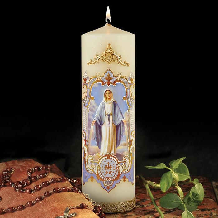 Our Lady of Grace Devotional Candle - Set of 2 Candles Christian Brands Church