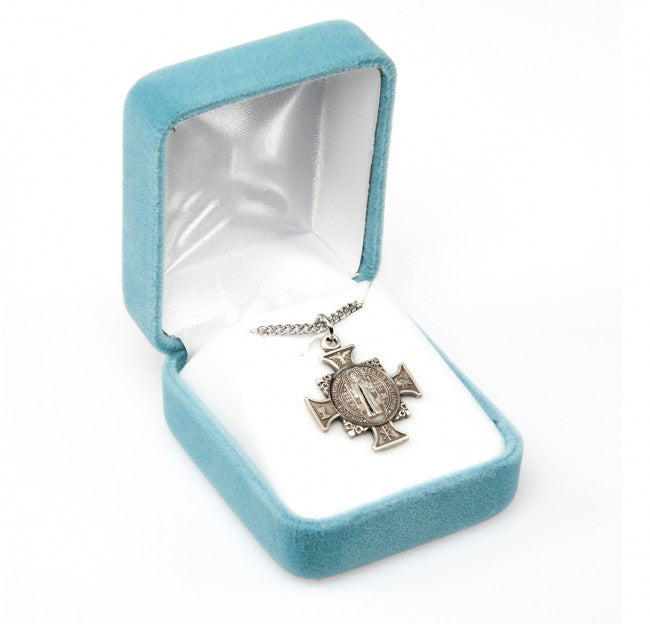 Sterling Silver Maltese Benedictine Medal Medal HMH