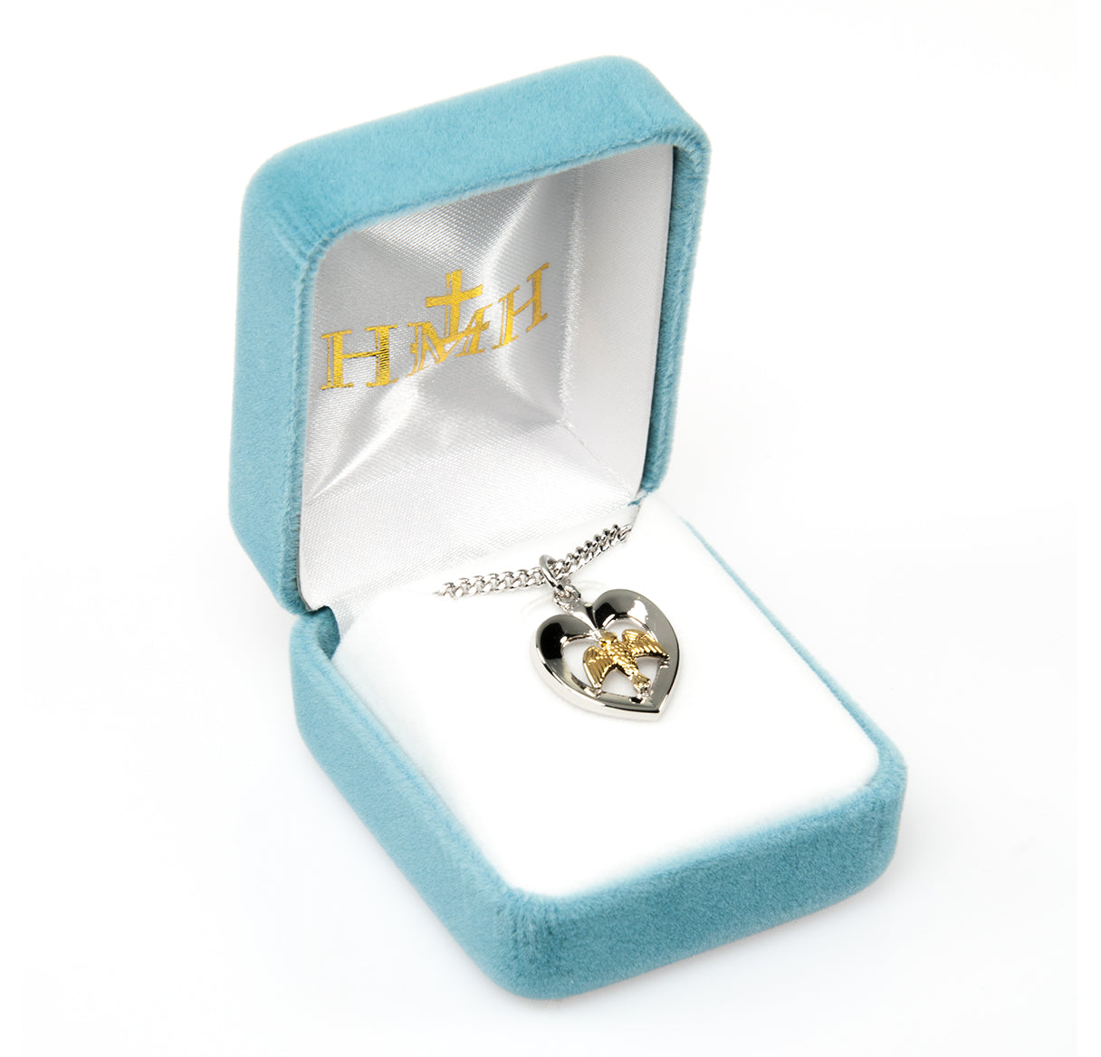 Holy Spirit Two-Tone Sterling Silver Medal HMH