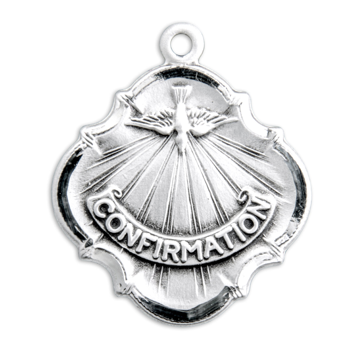 Holy Spirit Sterling Silver Confirmation Medal HMH