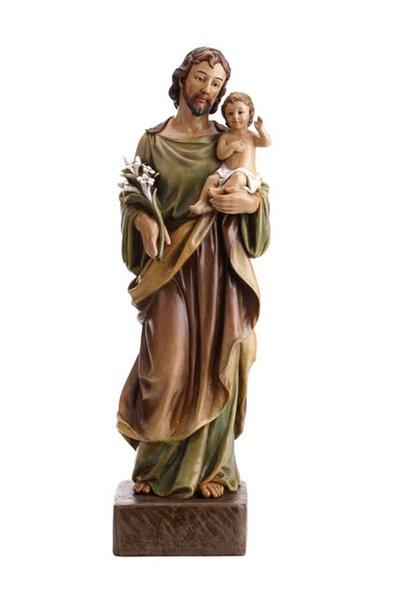 St. Joseph and Child Val Gardena Statue The Roman Catholic Store
