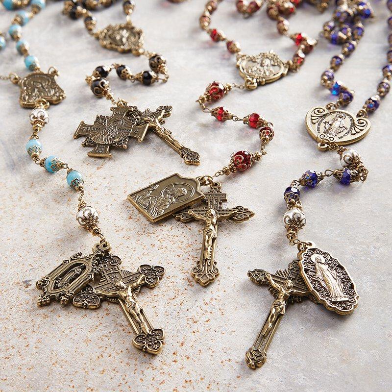 Blush Pearl Rosary  The Catholic Company®