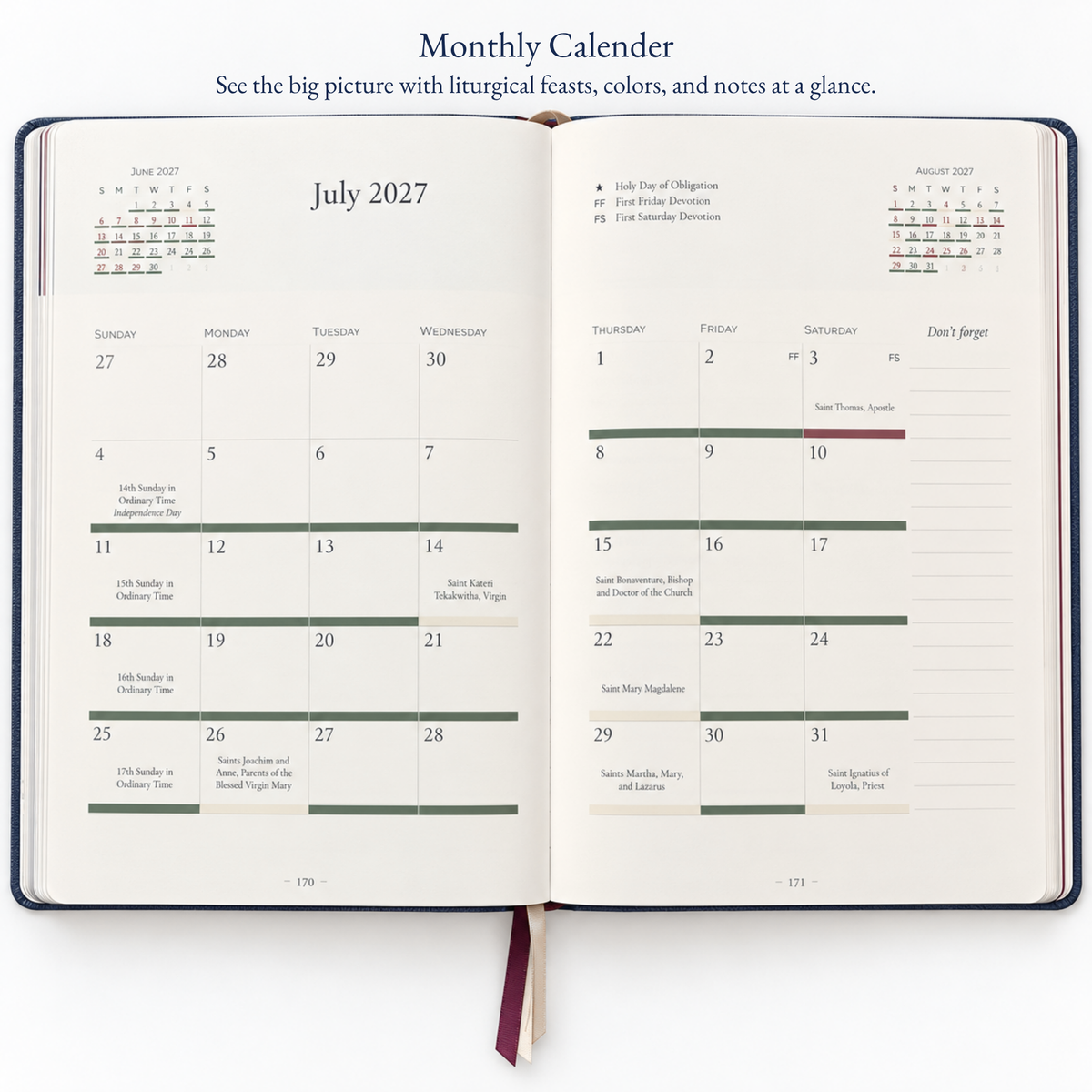 Liturgical Planner 2027