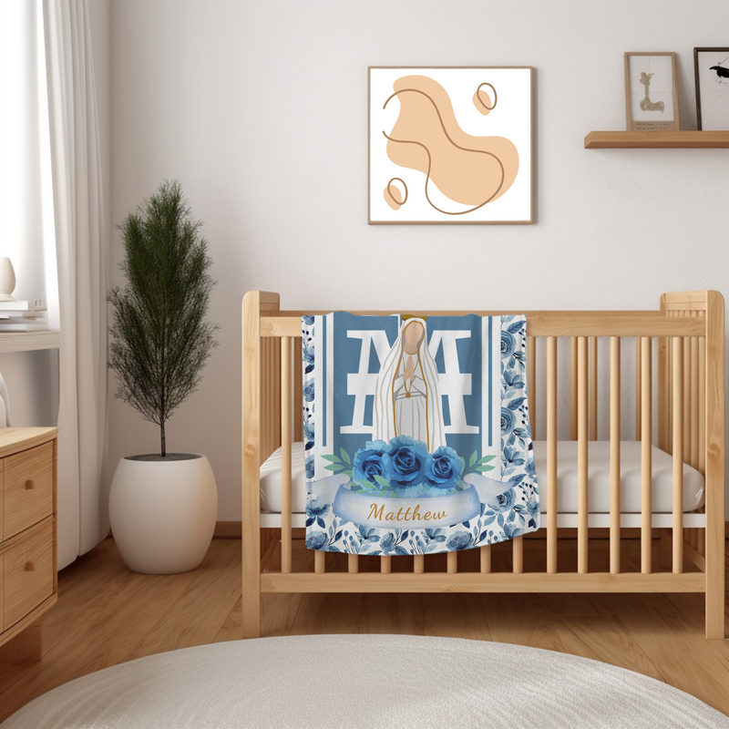 Personalizable Marian Minky Blanket