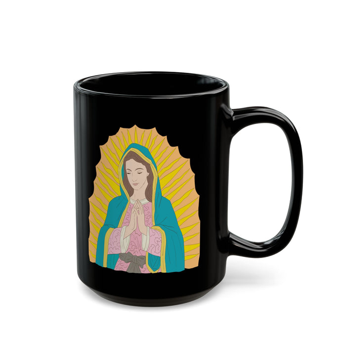 Our Lady of Guadalupe Mug with Prayer (15oz)