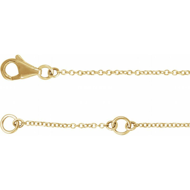 14K Gold Double Sideways Cross Diamond Bracelet