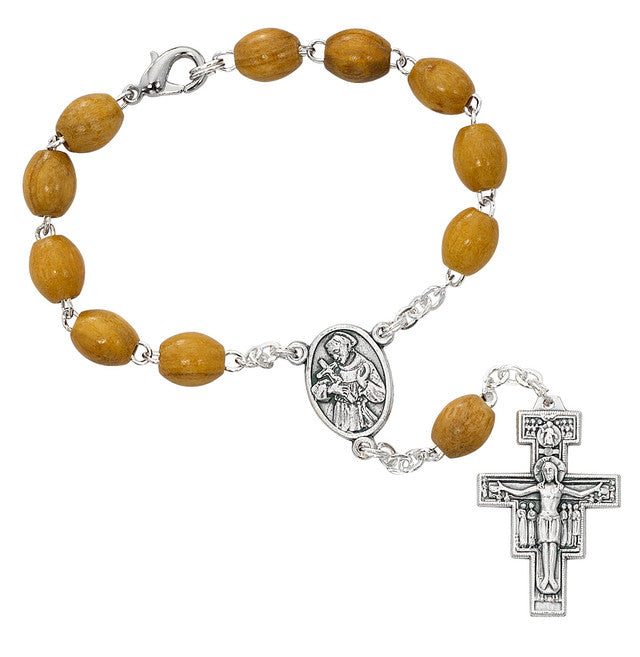 Franciscan Silver Auto Rosary