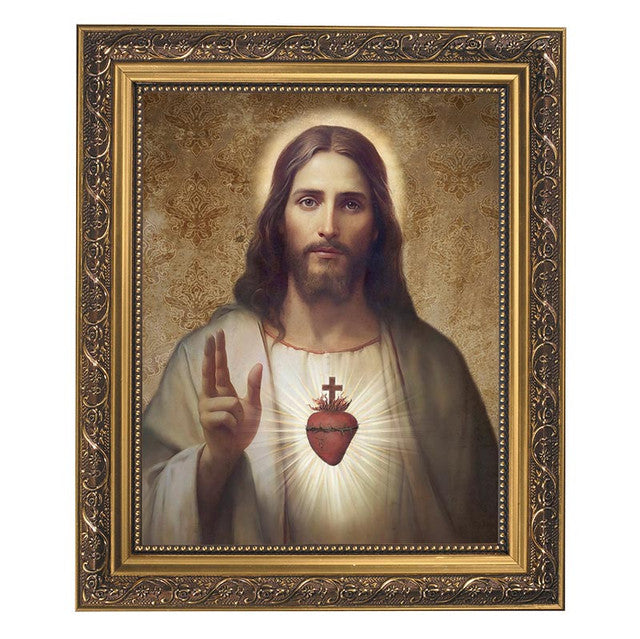 Jeannette Gianola Framed Print - Sacred Heart of Jesus