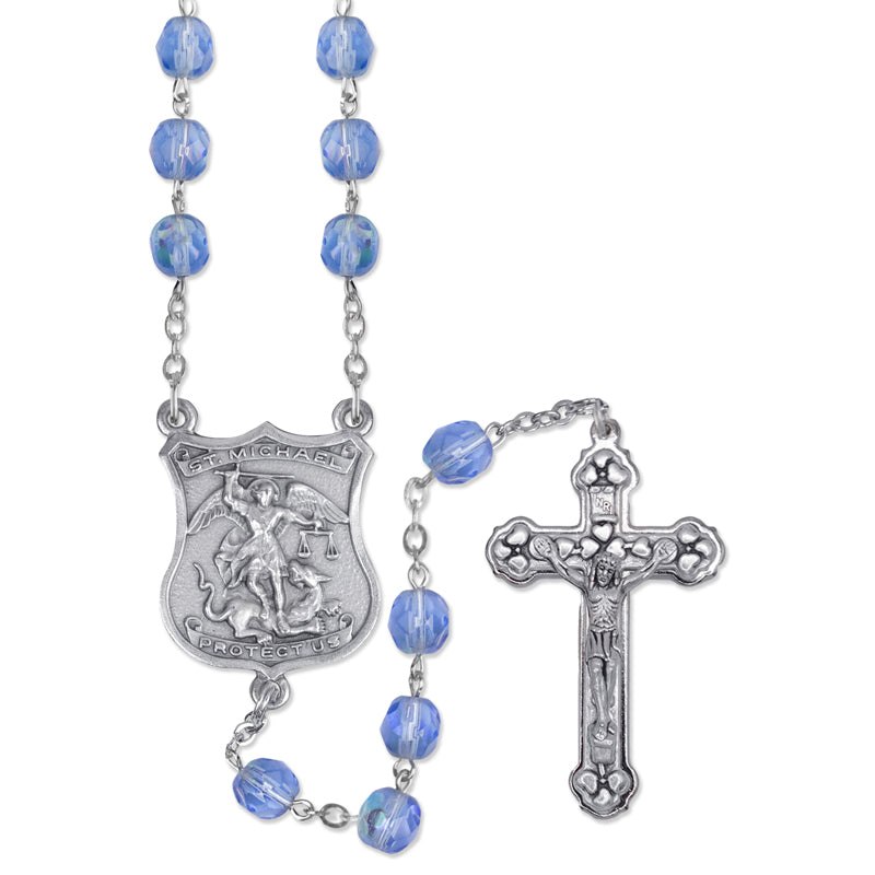 St. Michael Sapphire  Rosary