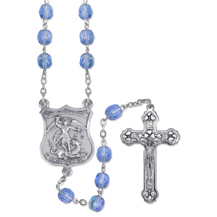 St. Michael Sapphire  Rosary