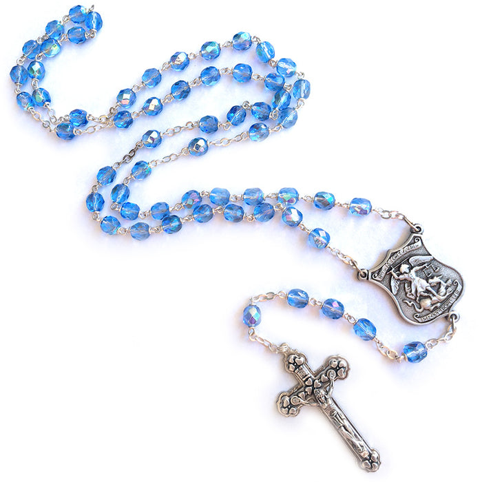 St. Michael Sapphire  Rosary