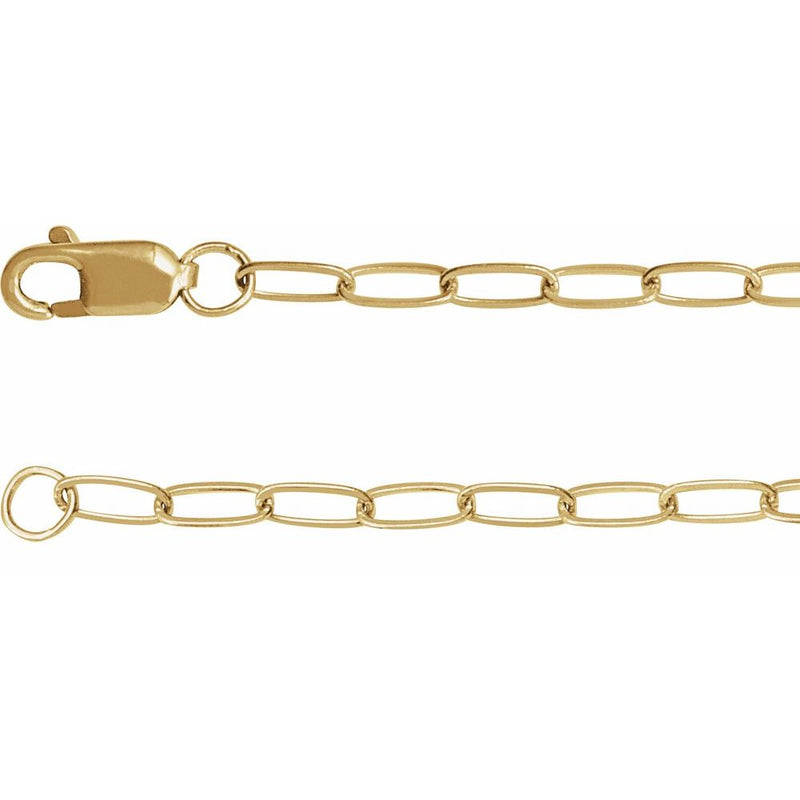 14K Gold and Diamond Cross Charm Bracelet