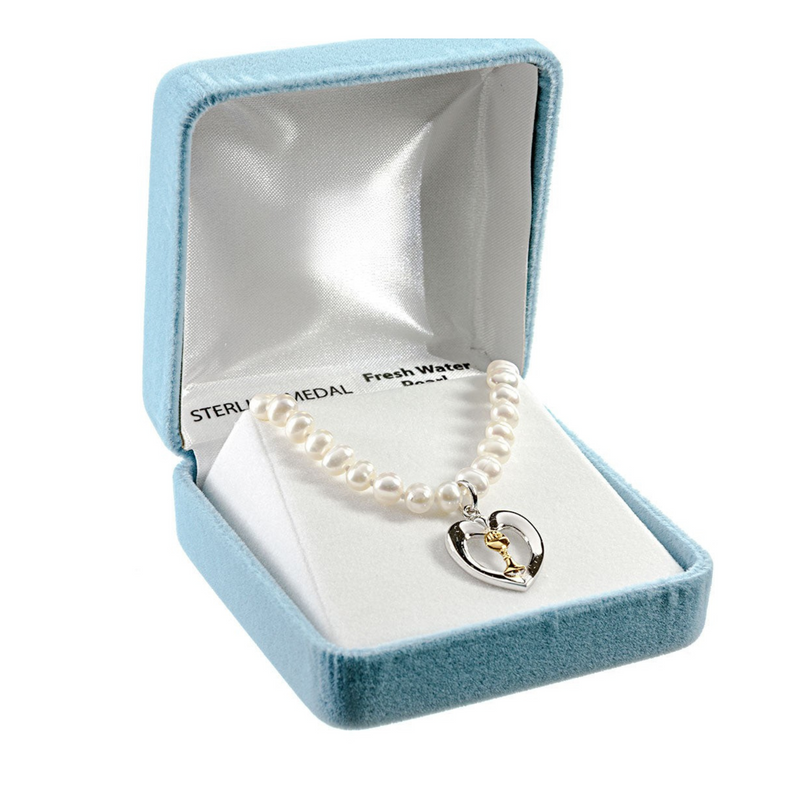 Freshwater Pearl Necklace with a Gold Over Sterling Silver First Communion Chalice Pendant The Roman Catholic Store 