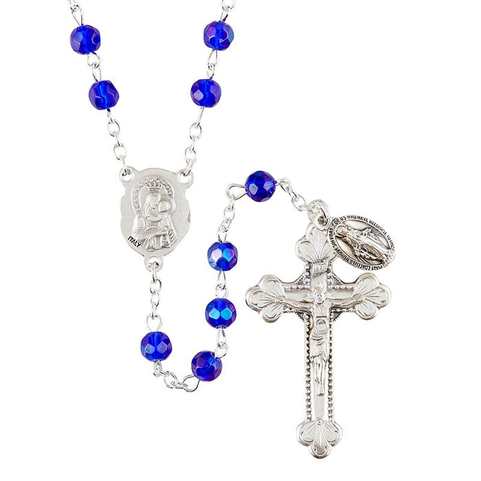 Sacred Heart Prague Sapphire Rosary