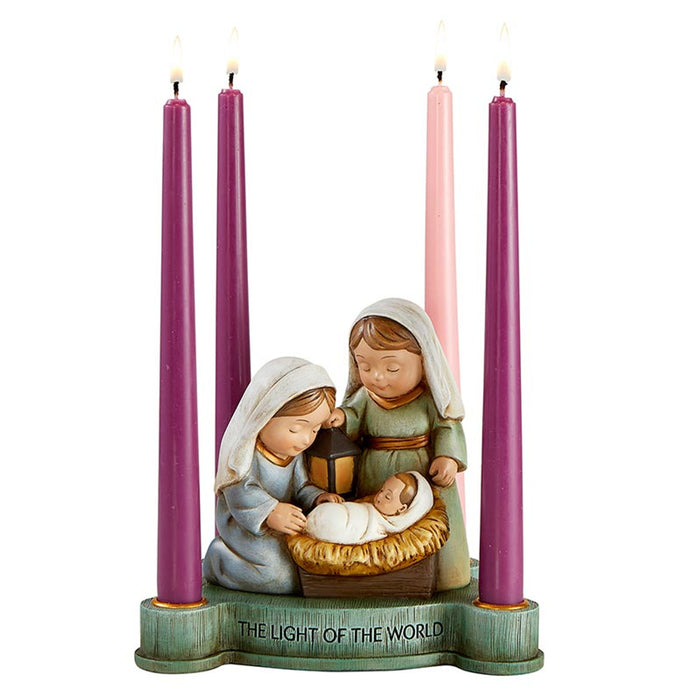 Light of the World Nativity Advent Wreath