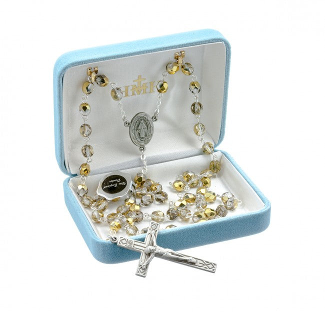 Metallic Gold Rosary