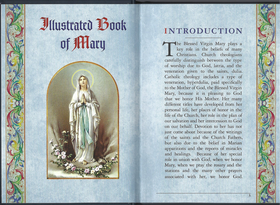 Illustrated Books of Jesus, Mary and the Saints Set