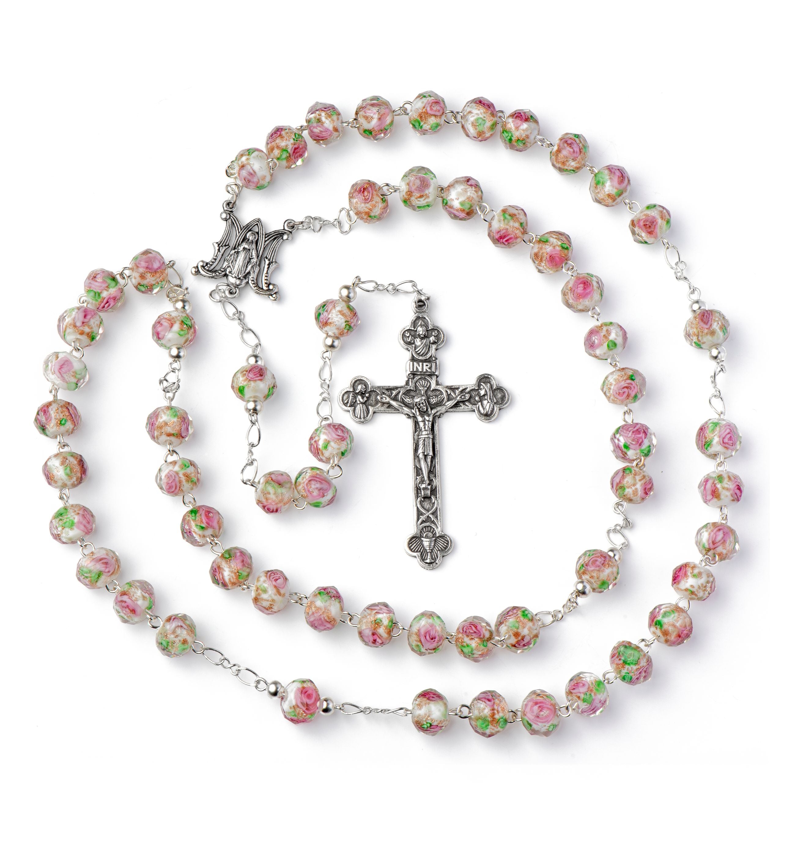 Flower Bead Rosary The Roman Catholic Store