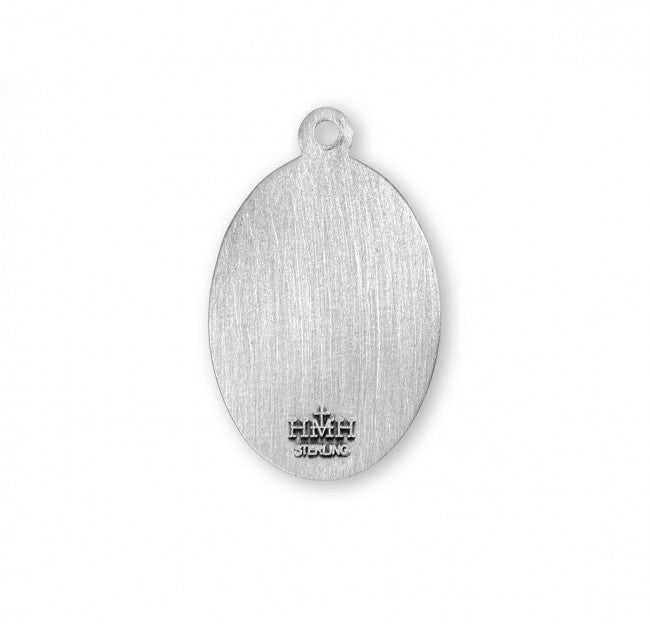 Sterling Oval St Gertrude Medal