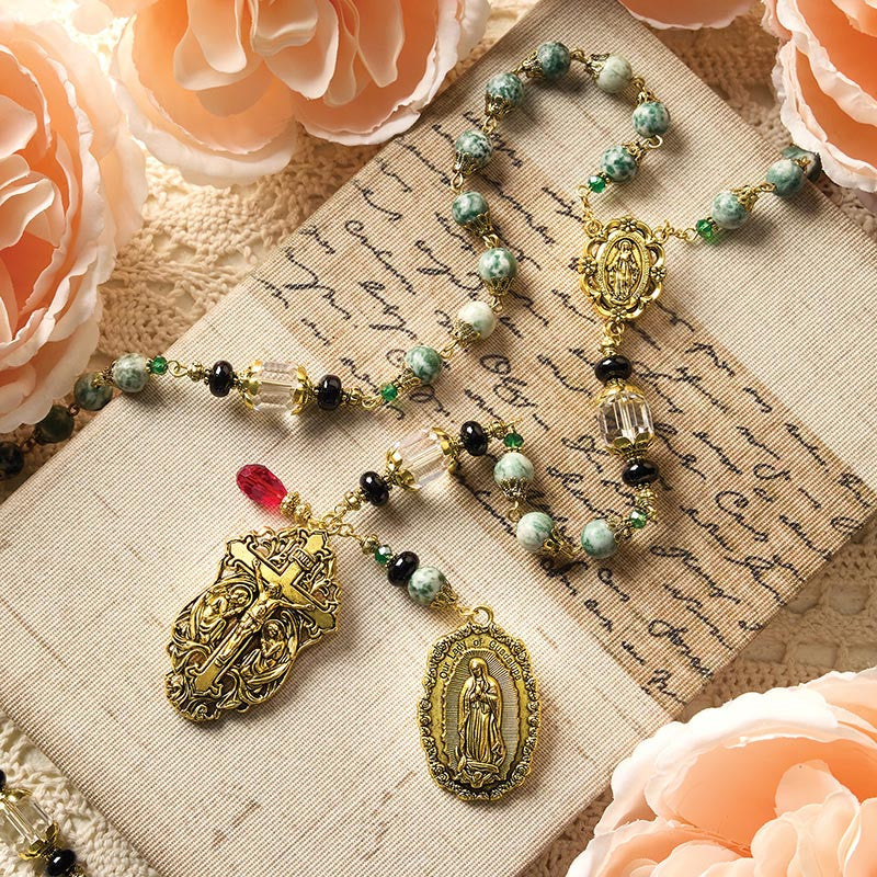 Creed® Our Lady of Guadalupe Adoration Rosary - Made in Italy