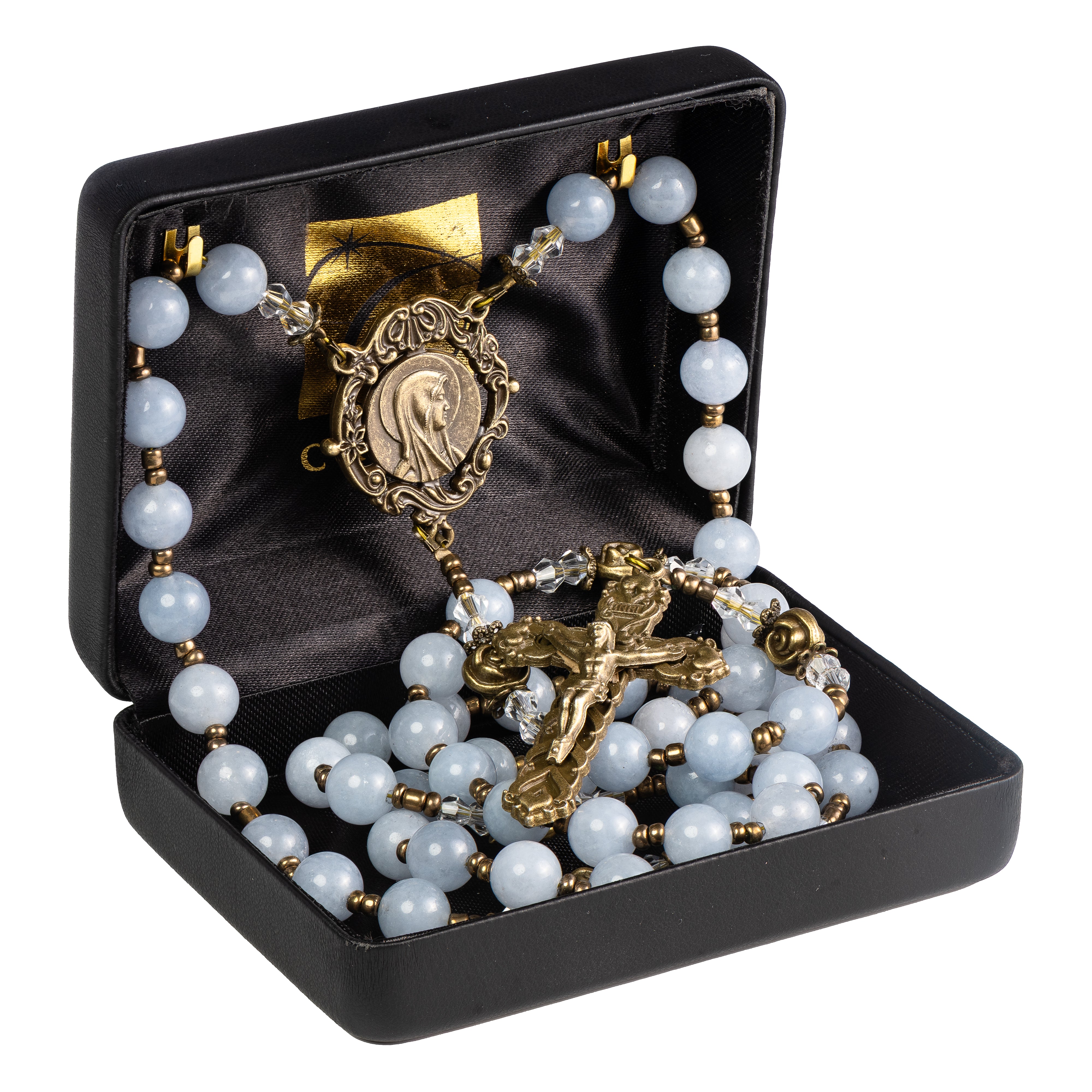 Creed Vintage Aquamarine Healing Waters Rosary