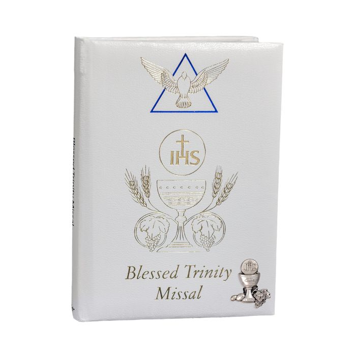 White First Communion Blessed Trinity Missal-Prayer Book