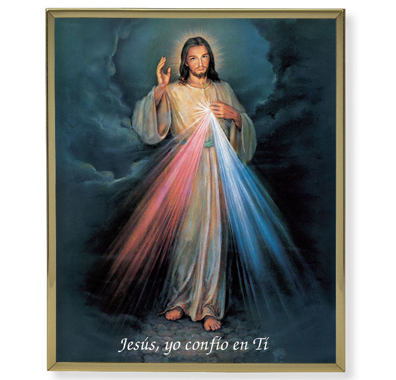 Divine Mercy (Spanish) Framed Wall Art | Jesús, yo confío en Tí