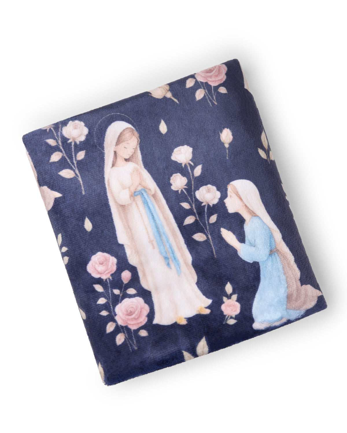 Our Lady Of Lourdes Premium Minky Blanket