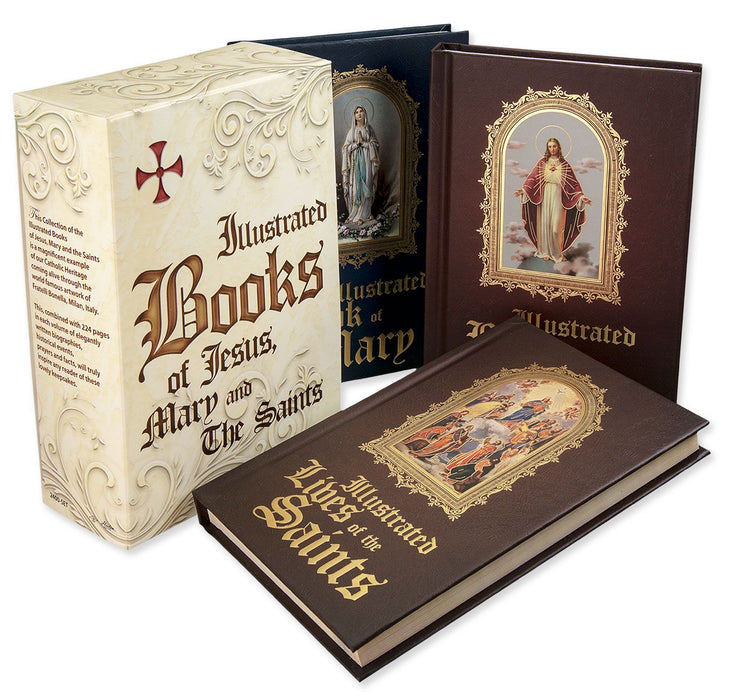 Illustrated Books of Jesus, Mary and the Saints Set