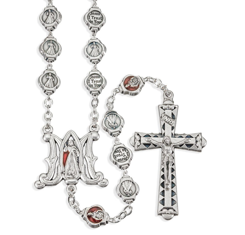Hand-crafted Divine Mercy Rosary Rosary Hirten 