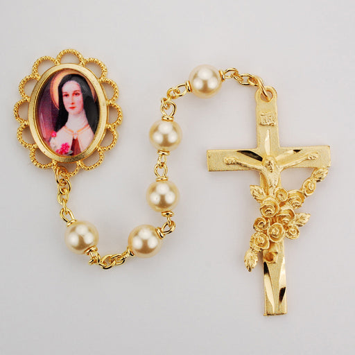 Gold St Therese Rosary Rosary McVan 