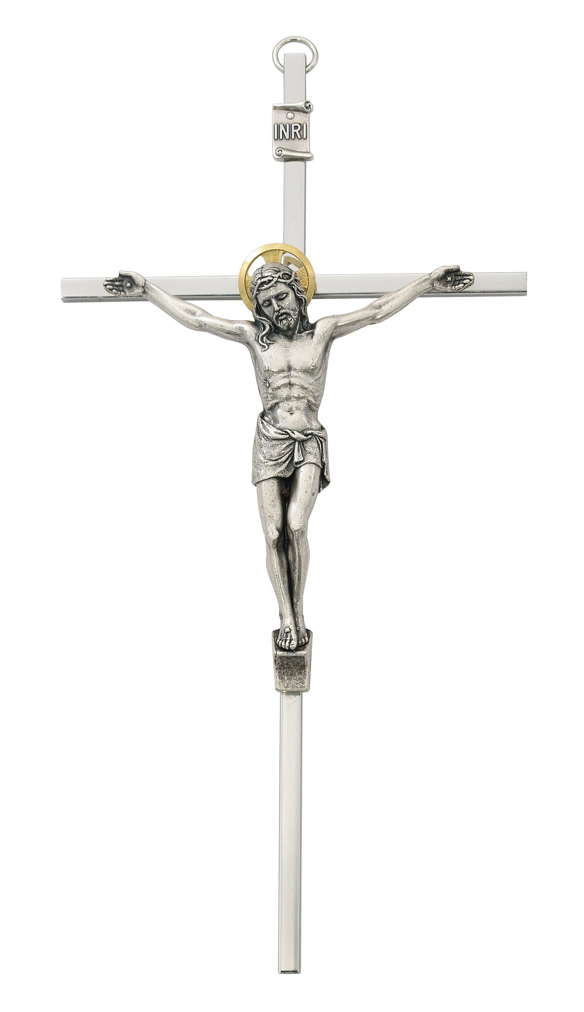 Silver Color Wall Crucifix — The Roman Catholic Store