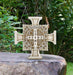Saint Benedict Stepping Stone Garden Cross 