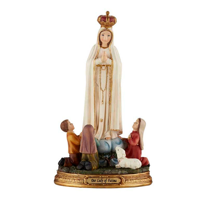 Our Lady of Fatima with Children Statue Statue Christian Brands Catholic 