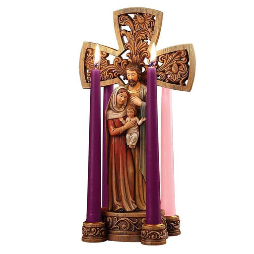 14" Holy Family Advent Wreath Christian Brands Catholic 