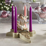 Two Piece Nativity Angel Advent Candle Holder The Roman Catholic Store 