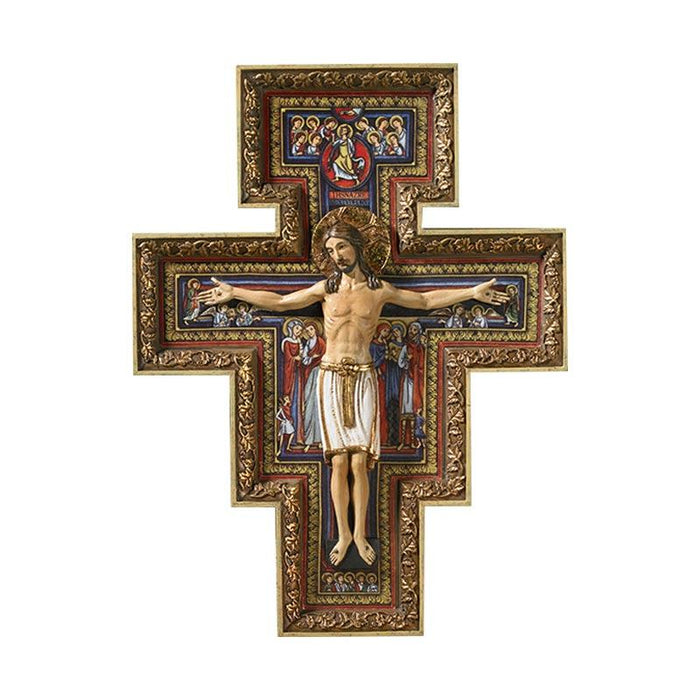 10" San Damiano Crucifix Wall Crucifix Christian Brands Catholic 