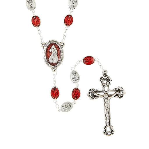 Divine Mercy Enamel Rosary Rosary Christian Brands Catholic 